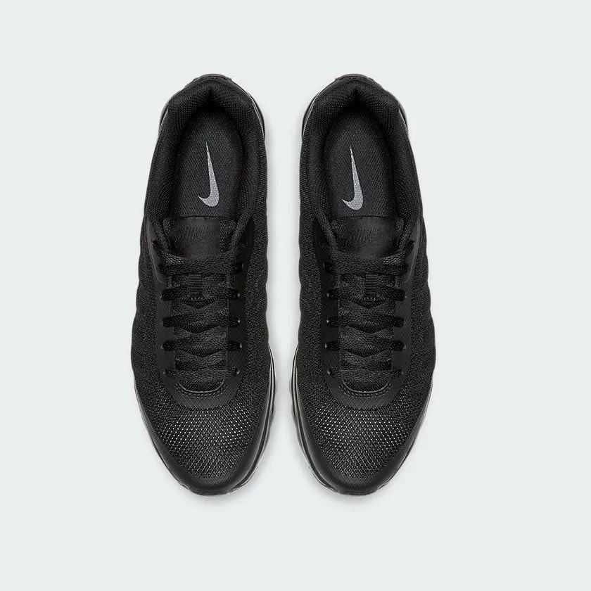 Racing running Nike Air Max Invigor Men's Black Mesh Running Trainers 749680 001