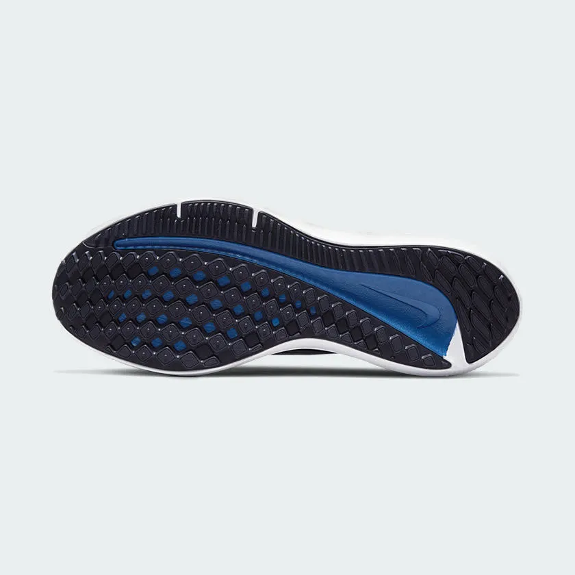 Nike Air Winflo 9 Men's Dark Blue Running Shoes DD6203 400 Synthetic Overlay Elite