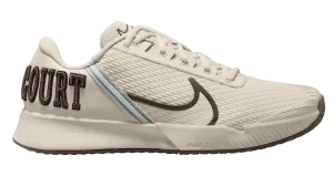 Nike Air Zoom Vapor Pro 2 HC Premium White-Brown Heritage Tennis Shoes