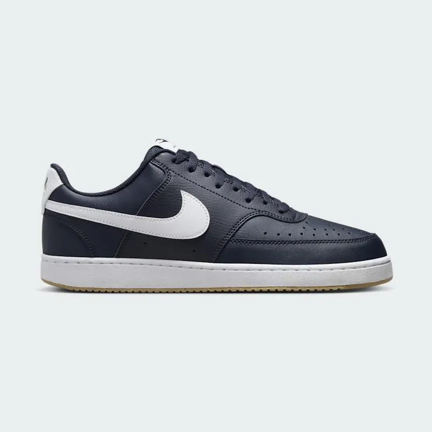Airflow Ventilation System Nike Court Vision Low Men's Blue Leather Shoes FZ5547 400