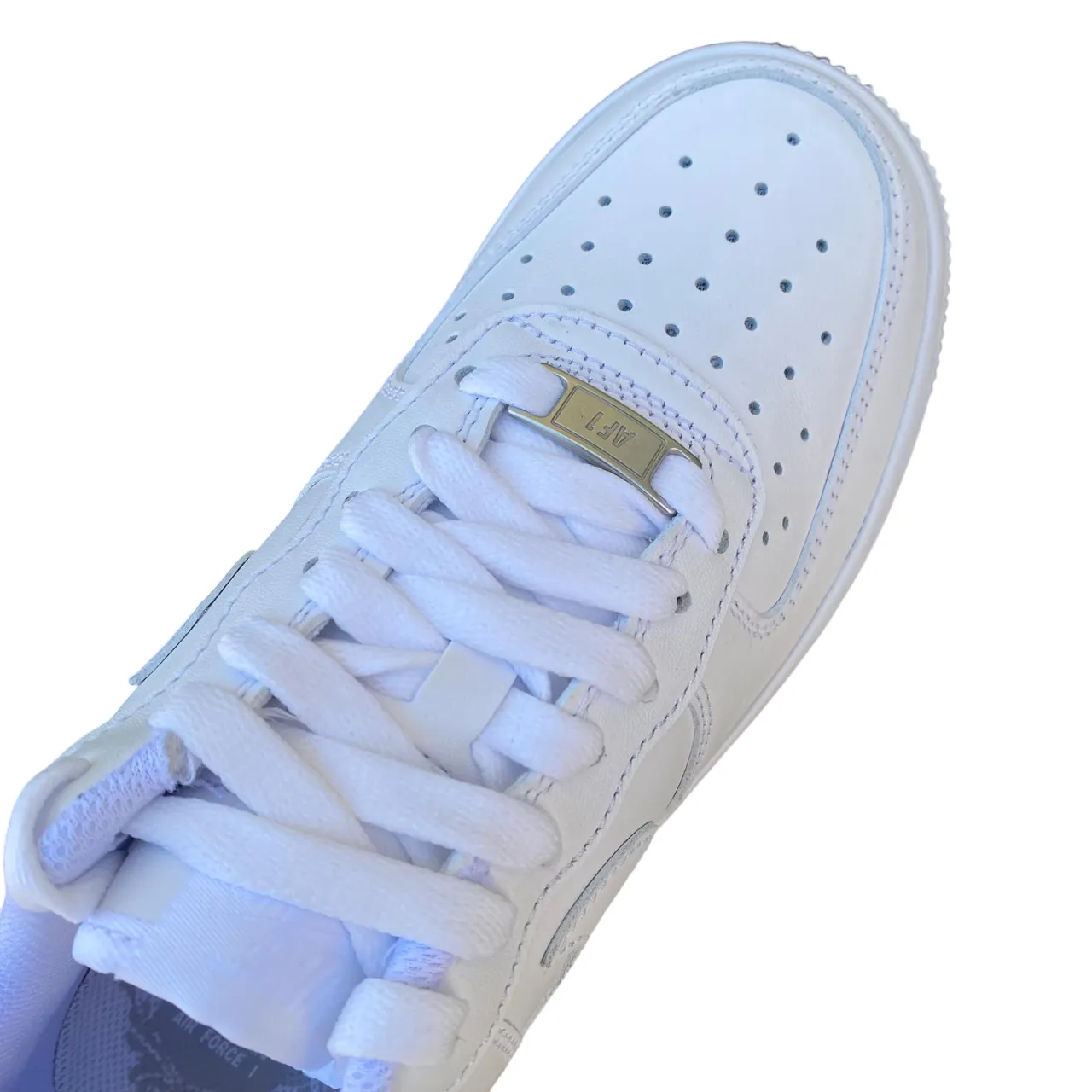 Shock Absorbing Foam Nike DD8959-100 Air Force 1 '07 Bianco - Sneakers Donna Stile Iconico
