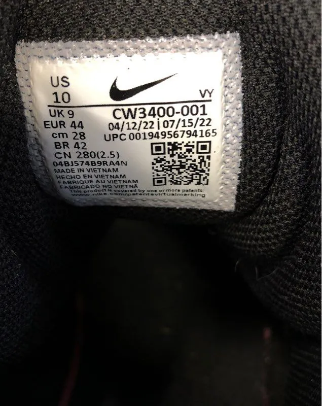 Nike Men's Kd Trey 5 Black Basketball Athletic Shoes - Size 10