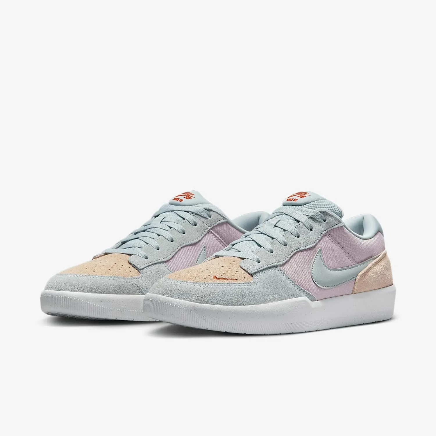 Nike SB Force 58 Skate Shoes (DV5477-005, Platinum Violet/Sanddrift/Summit White/Light Silver)