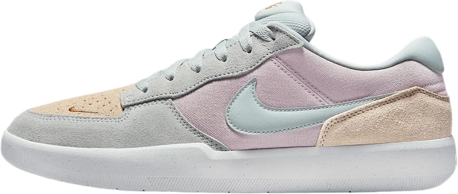 Nike SB Force 58 Skate Shoes (DV5477-005, Platinum Violet/Sanddrift/Summit White/Light Silver)