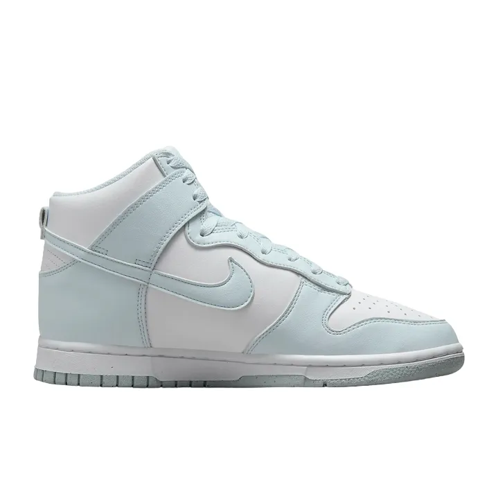 Nike scarpa sneakers alta da donna Dunk High NN FV5960-100 bianco-azzurro glaciale Torsional Rigidity Enhancement