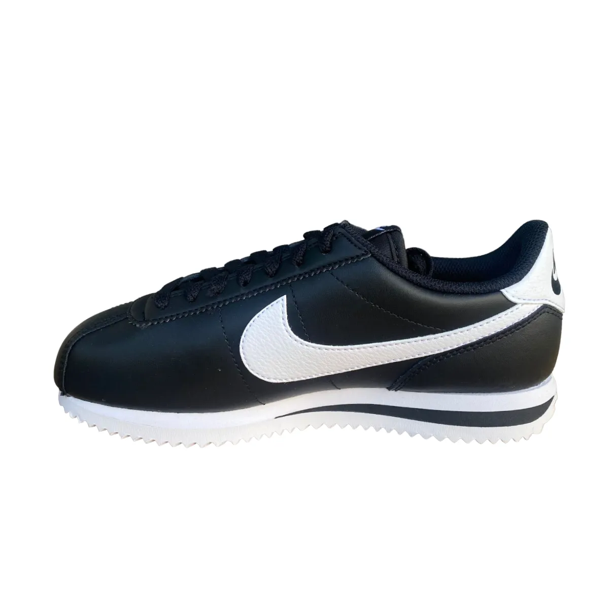 Nike scarpa sneakers da donna Cortez DN1791-001 nero bianco custom - fit shoes