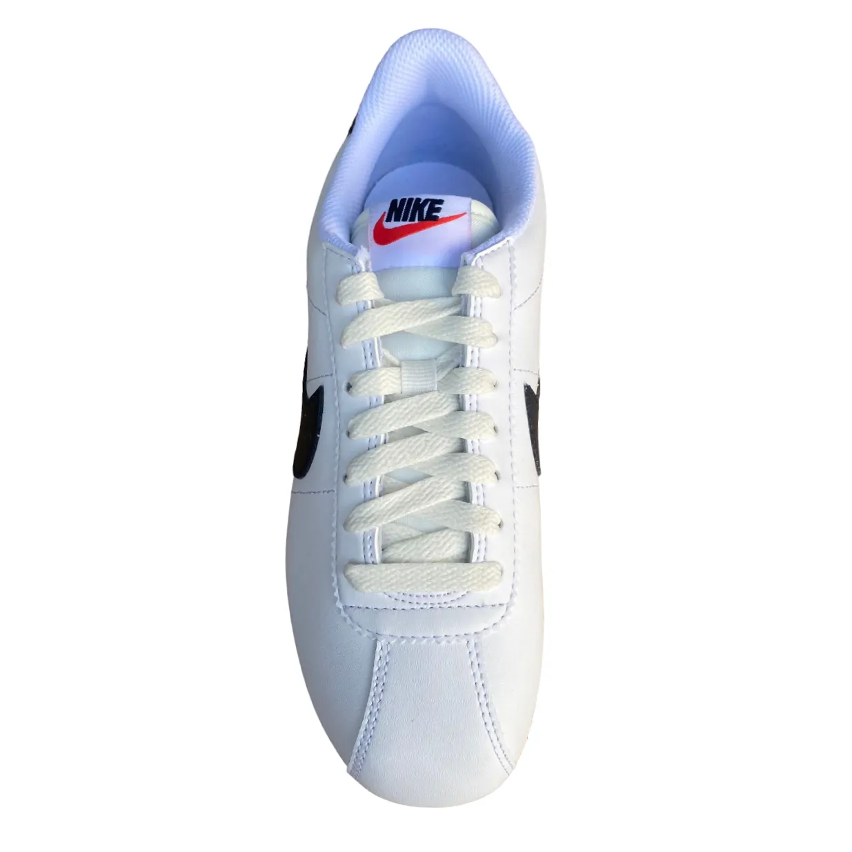 Long-Lasting Comfort aerodynamic shoes Nike scarpa sneakers da donna Cortez DN1791-100 bianco nero azzurro