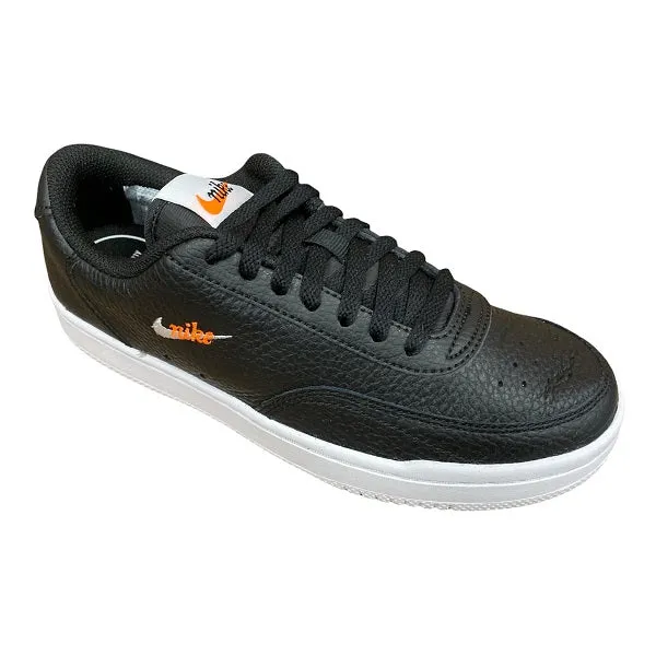 Nike scarpa sneakers da donna Court Vintage Premium CW1067 002 nero bianco arancione running in synthetic tracks shoes