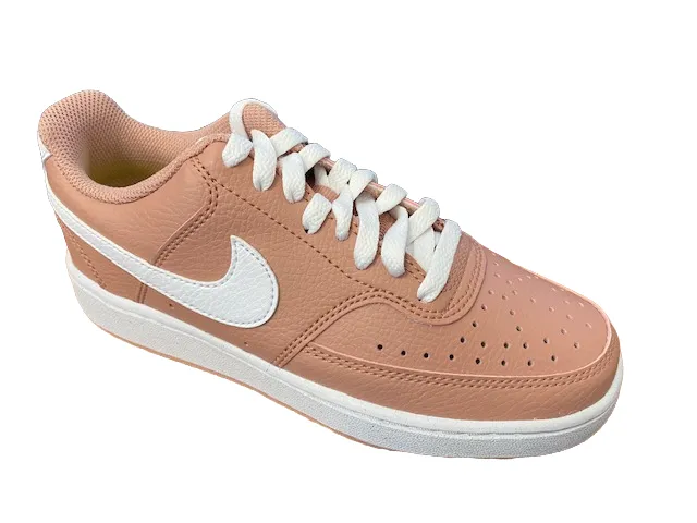circular - design shoes Durable Tread Pattern Nike scarpa sneakers da donna Court Vision Nature DH3158 600 rosa bianco