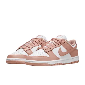 Nike scarpa sneakers da donna Dunk Low DD1503-118 bianco-rosa chiaro running in an iconic bridge area shoes Orthotic Friendly Footbed