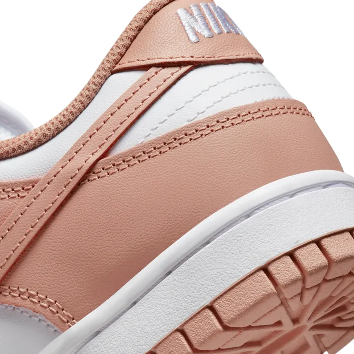 Nike scarpa sneakers da donna Dunk Low DD1503-118 bianco-rosa chiaro Dynamic Arch Fit post - run