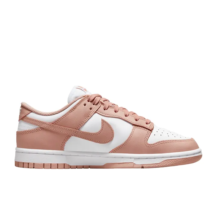Rolling Motion Transition Nike scarpa sneakers da donna Dunk Low DD1503-118 bianco-rosa chiaro