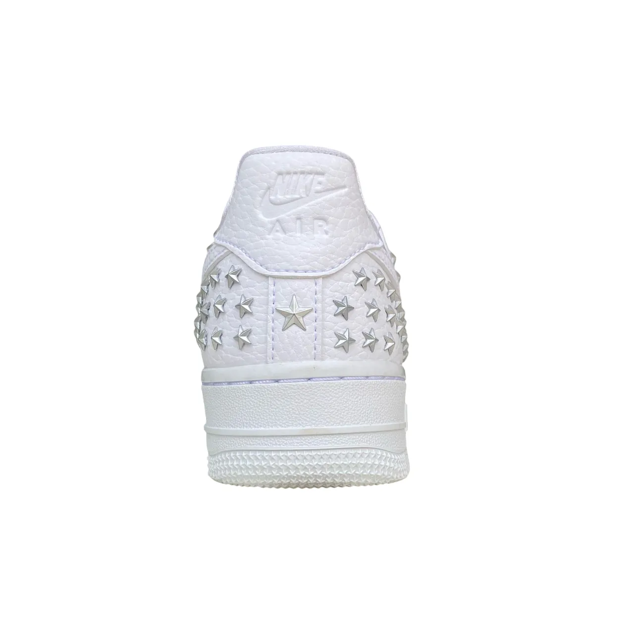 Nike scarpa sneakers da donna Nike Air Force 1 '07 XX Studded AR0639-100 bianco Slim Design Lightweight Upper