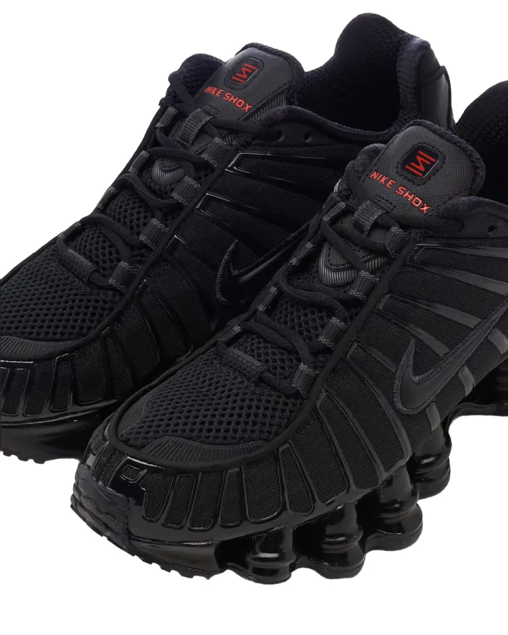 breathable - upper - feature shoes self - discovery running shoe interest Nike scarpa sneakers da donna Shox TL AR3566-002 nero