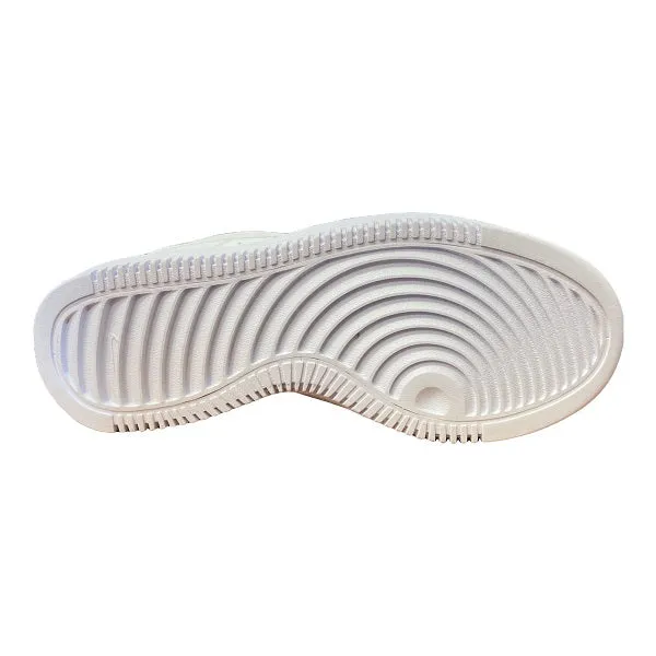 Nike sneakers da donna con zeppa Court Vision Alta in pelle DM0113-100 bianco Rebound Enhancer