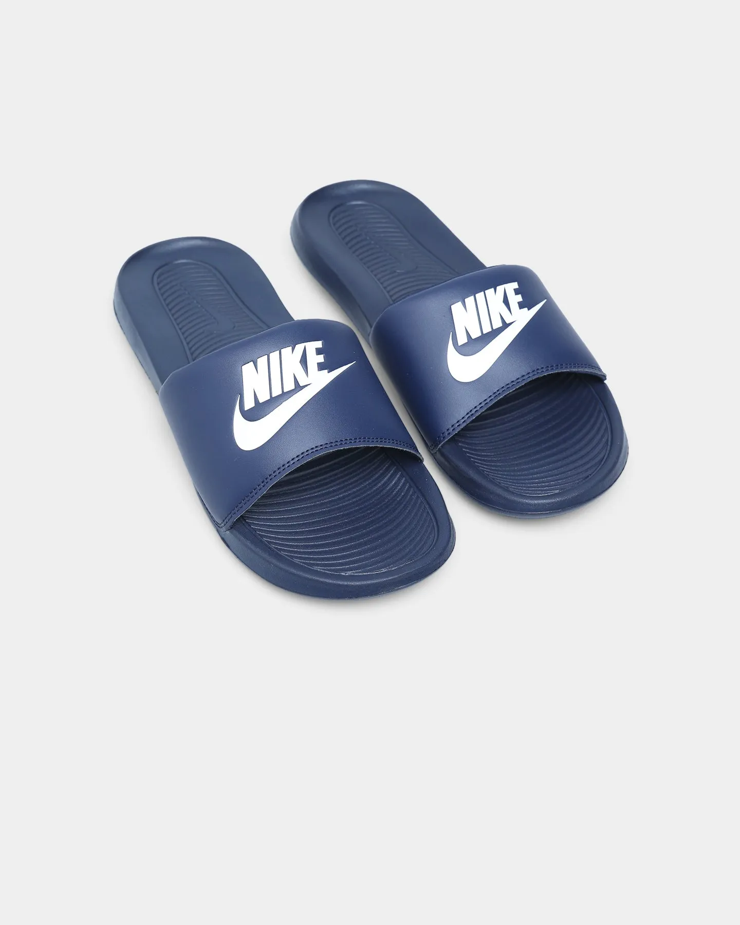 Effortless Sandals Smart Fit Nike Victori One Slide Midnight Navy/White