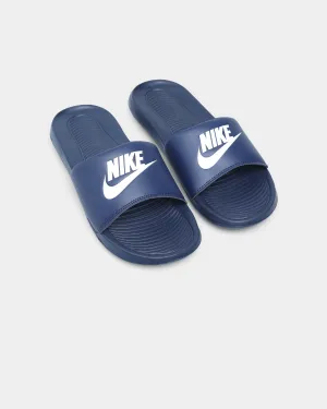 Effortless Sandals Smart Fit Nike Victori One Slide Midnight Navy/White