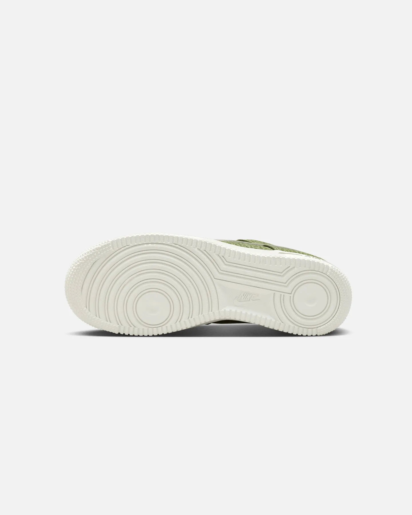 Nike Women's Air Force 1 '07 Premium Sesame/Oil Green 5k - running shoes