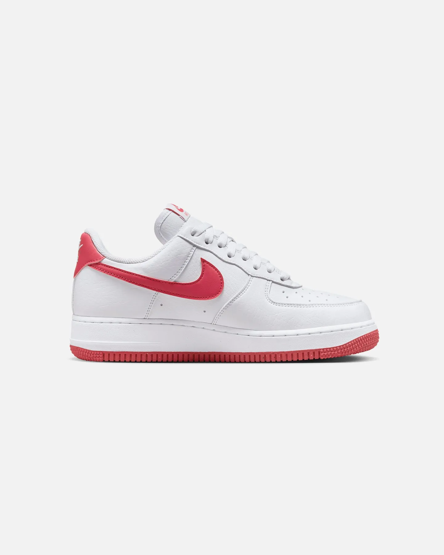 Nike Women's Air Force 1 '07 White/Aster Pink anatomical - shape shoes