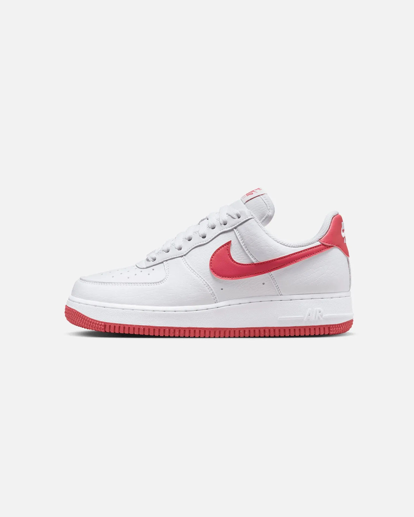 Nike Women's Air Force 1 '07 White/Aster Pink leather upper durability
