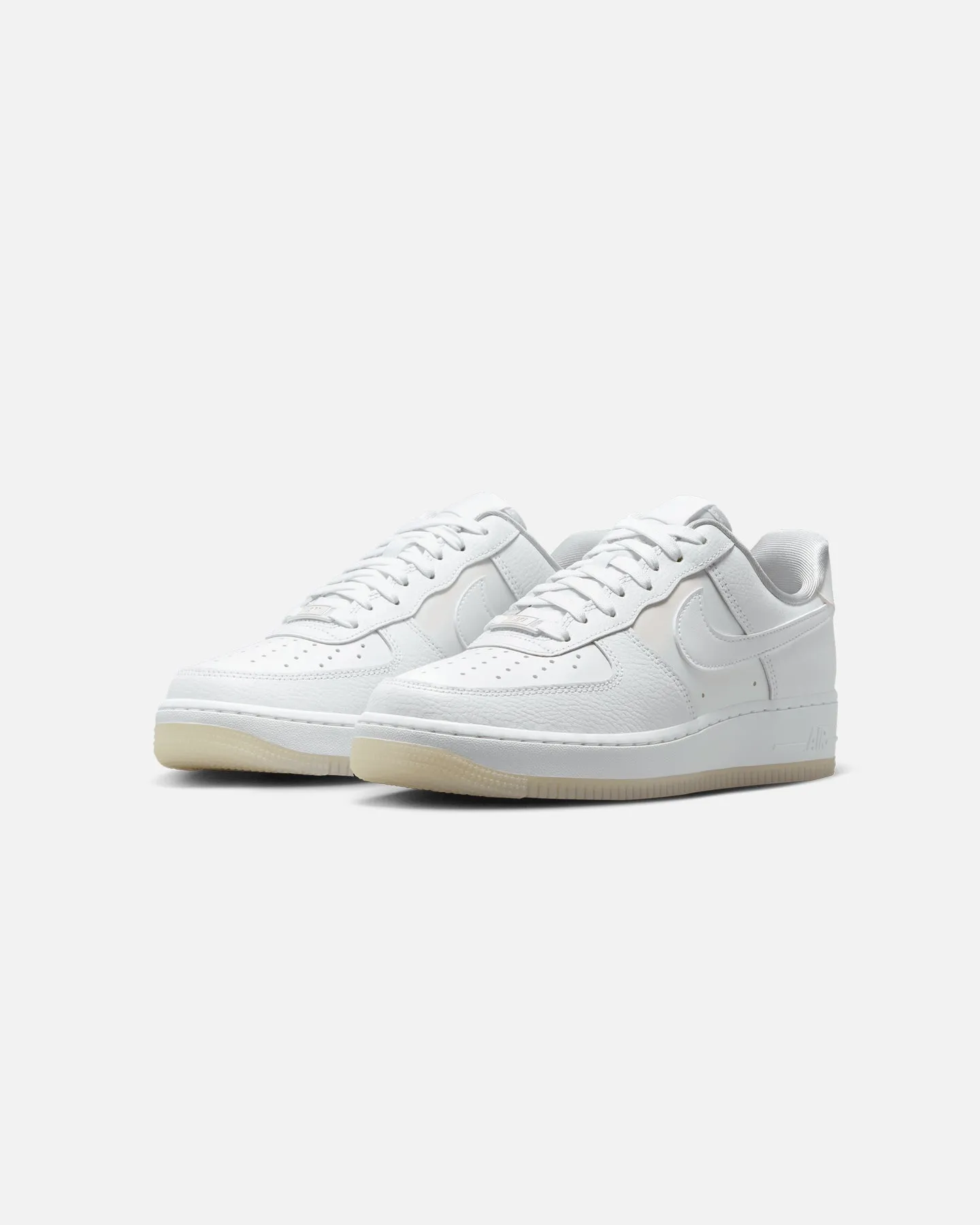 Nike Women's Air Force 1 '07 White/White Supportive Upper Non Slip Lace Lock