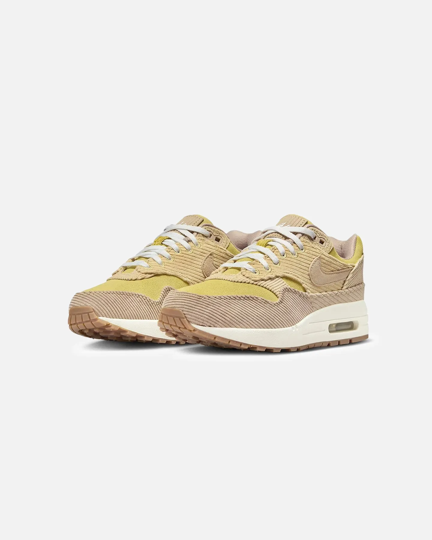 Nike Women's Air Max 1 '87 "CordAiroy" Buff Gold/Hemp SlimFit