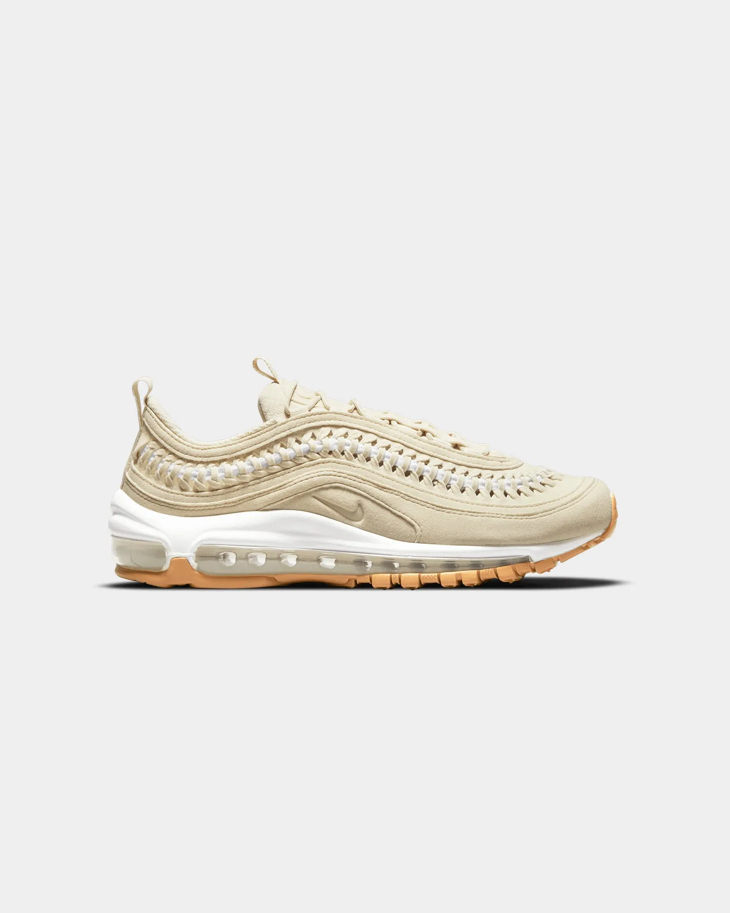 Nike Women's Air Max 97 LX Fossil/White Quick Lacing System