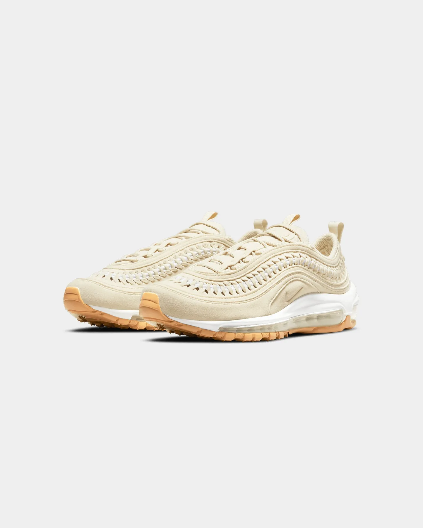 Nike Women's Air Max 97 LX Fossil/White Heel Clasp System