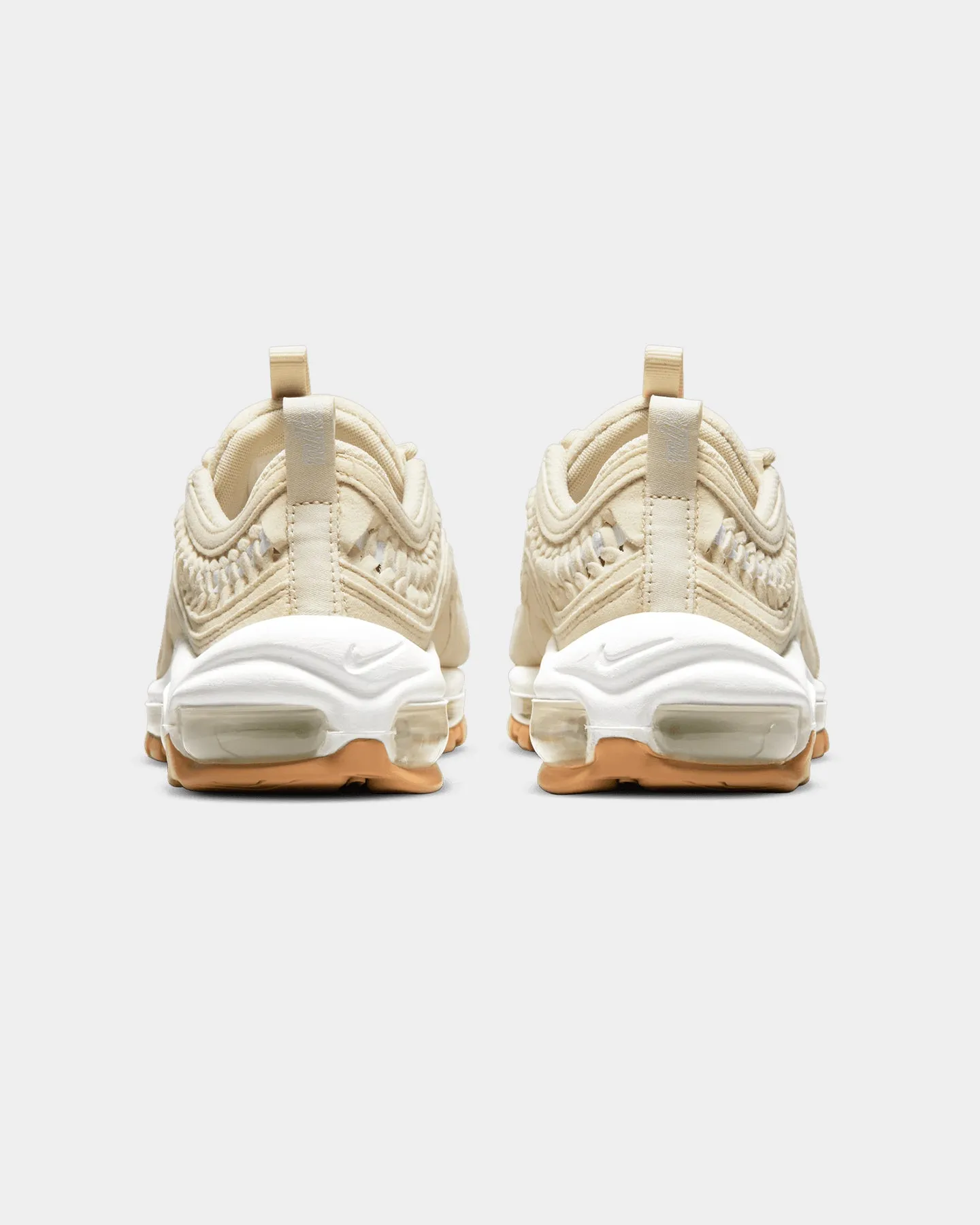 Nike Women's Air Max 97 LX Fossil/White warm - weather running wear