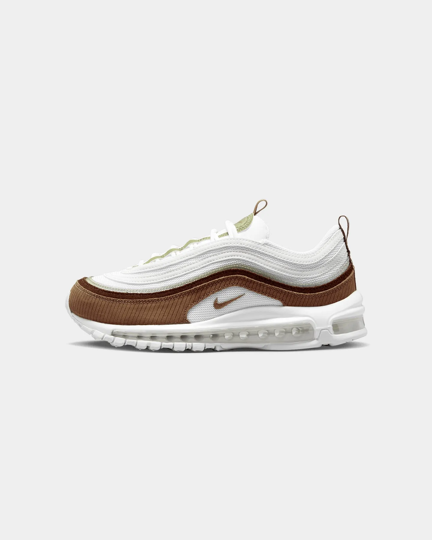 Aerobic Engineered Nike Women's Air Max 97 SE Summit White/Brown