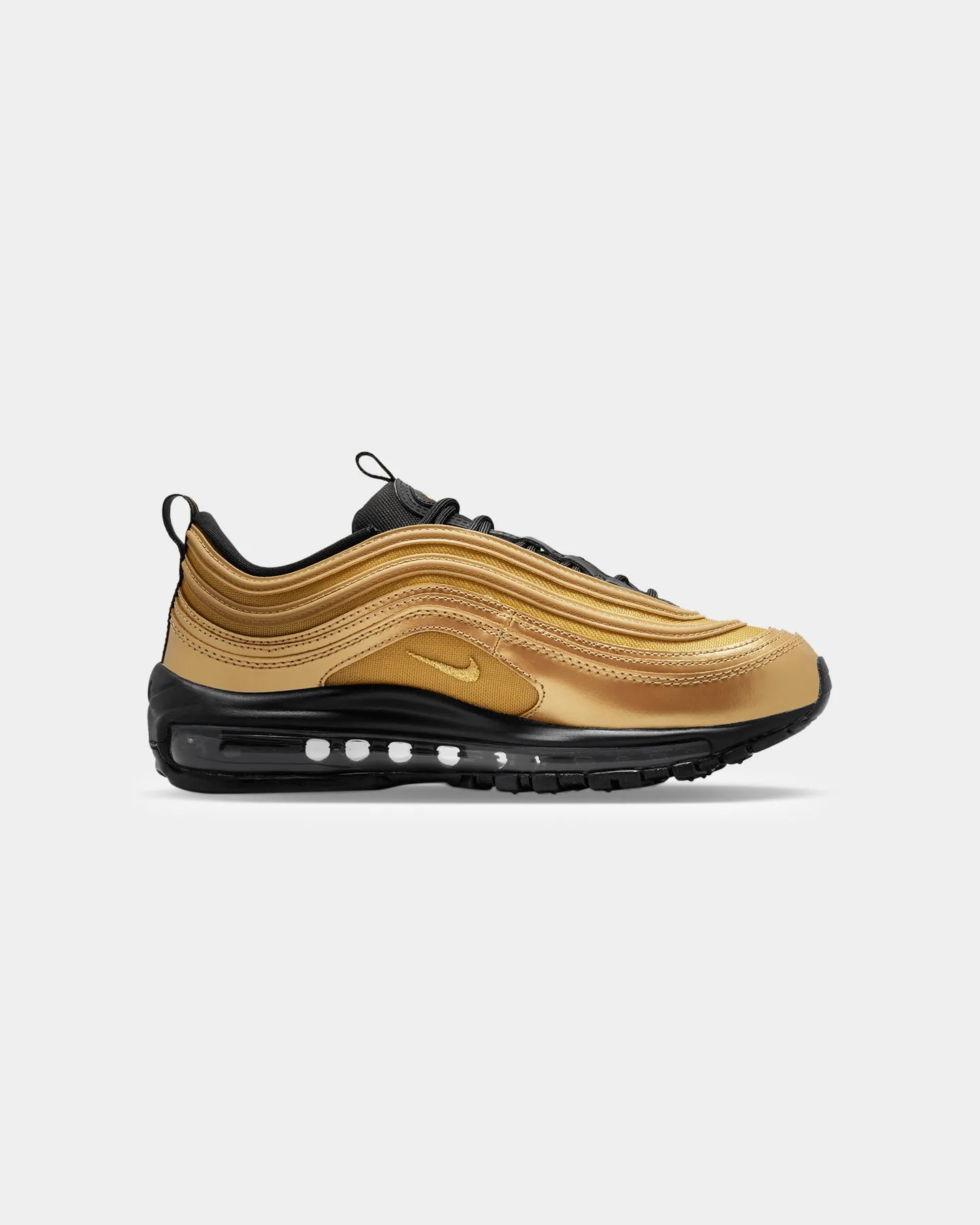 Nike Women's AIr Max 97 Wheat Gold/Wheat Gold-Black Rollbar technology
