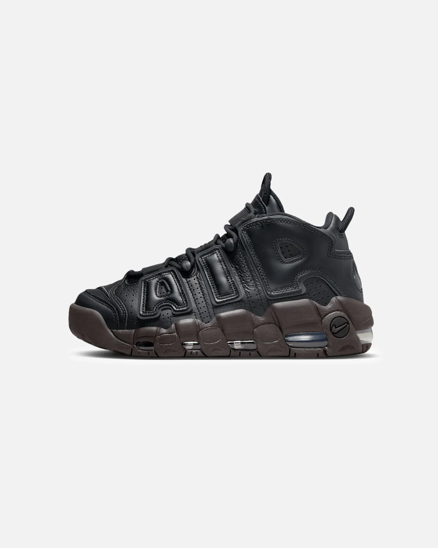 Nike Women's Air More Uptempo Black/Anthracite adjustable fit shoes