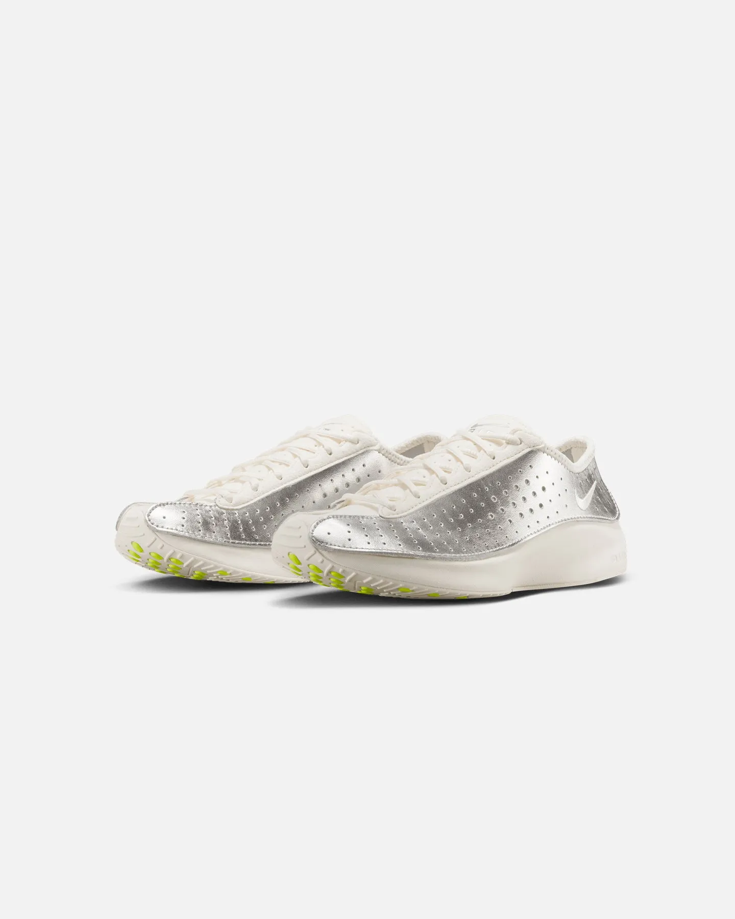 Nike Women's Air Superfly Pale Ivory/Metallic Silver Hexagonal Traction Nodes dawn running shoes