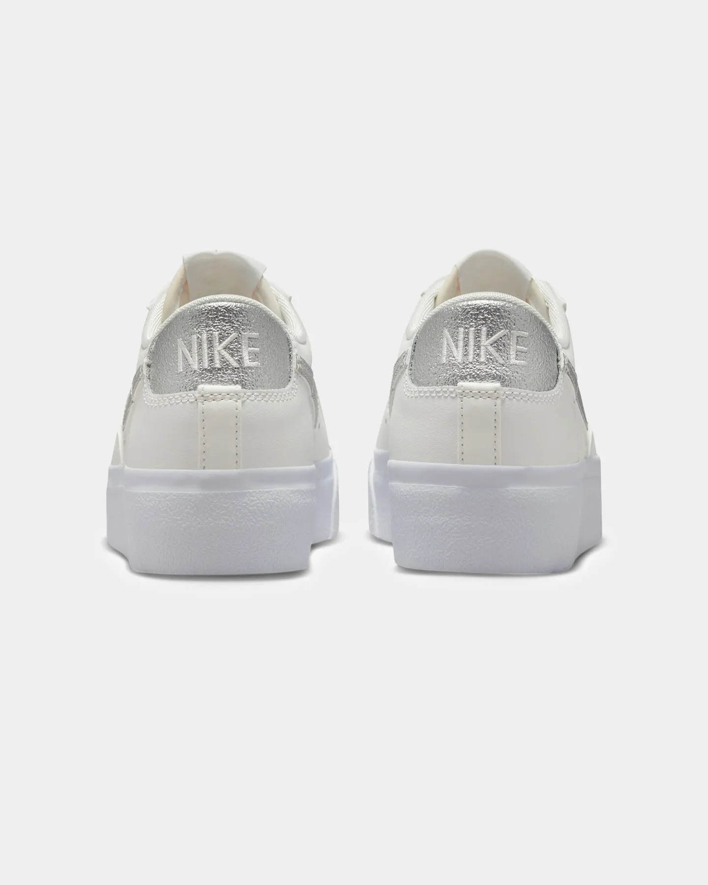 Nike Women's Blazer Low Platform Summit White/Metallic Gradient Zoning Responsive Forefoot Plate