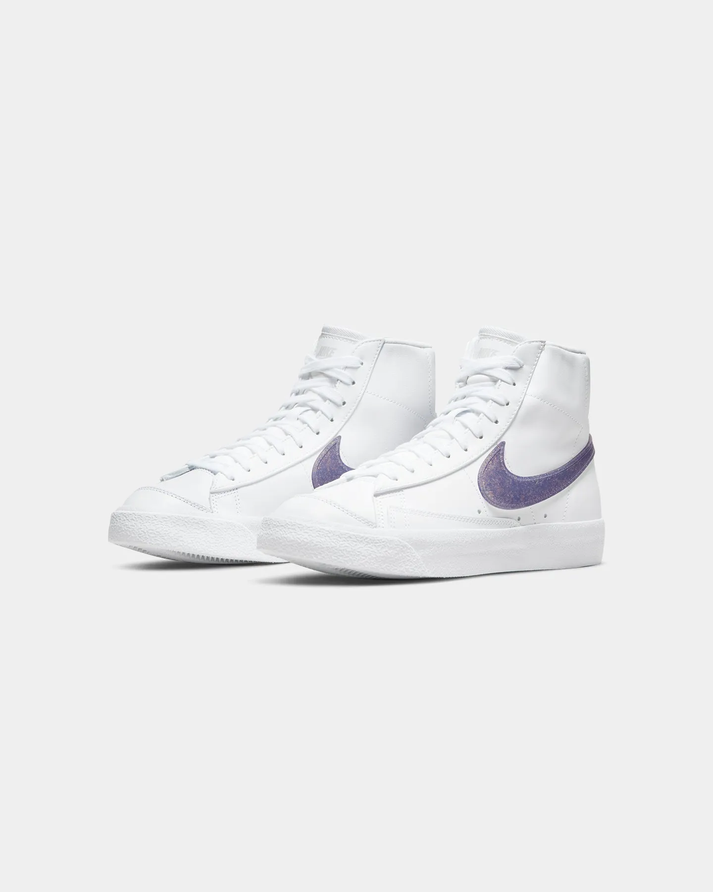 runner stackable shoes Nike Women's Blazer Mid '77 Essential White/Canyon Purple