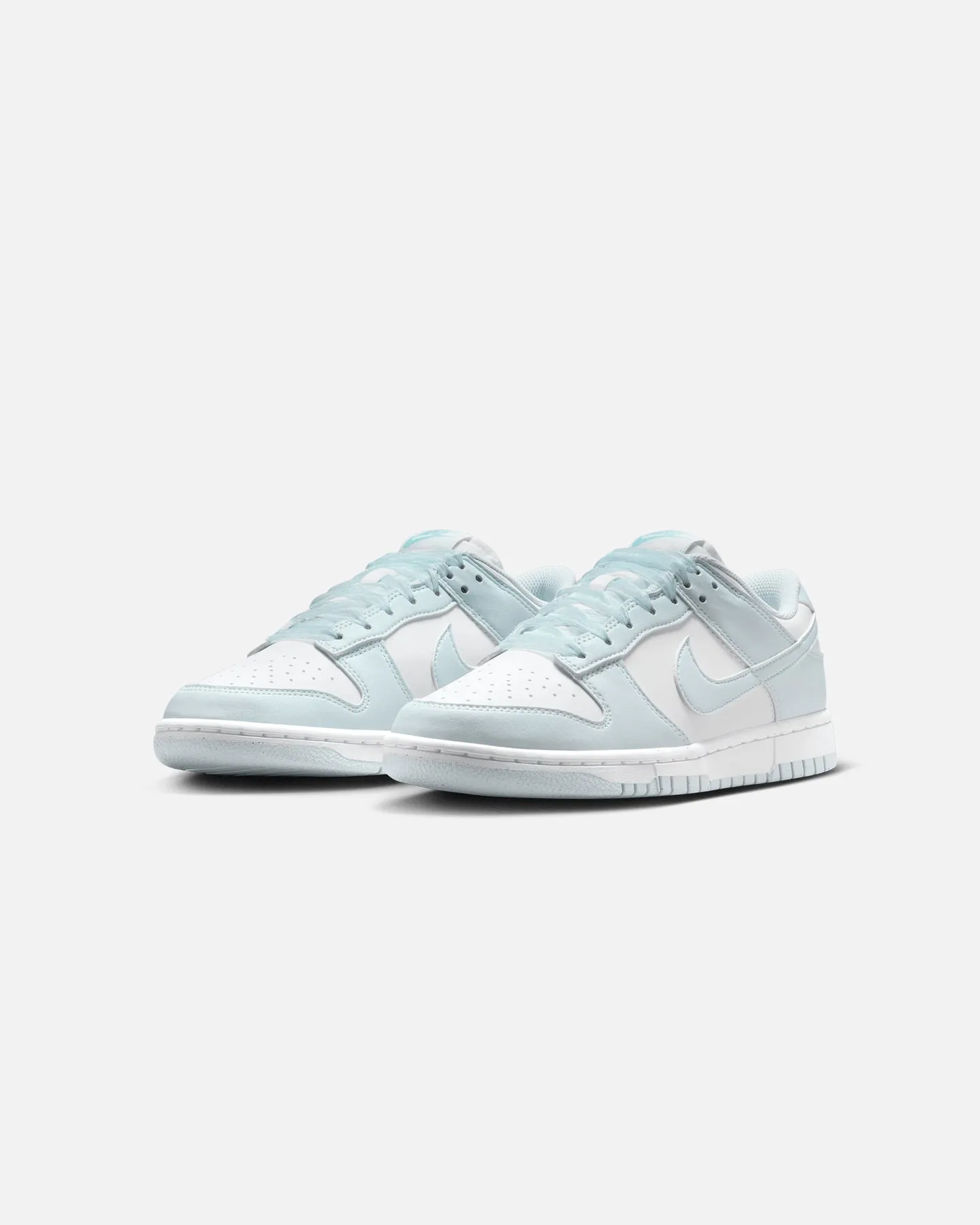 Nike Women's Dunk Low Next Nature White/Blue Midfoot Support cruelty - free running shoes