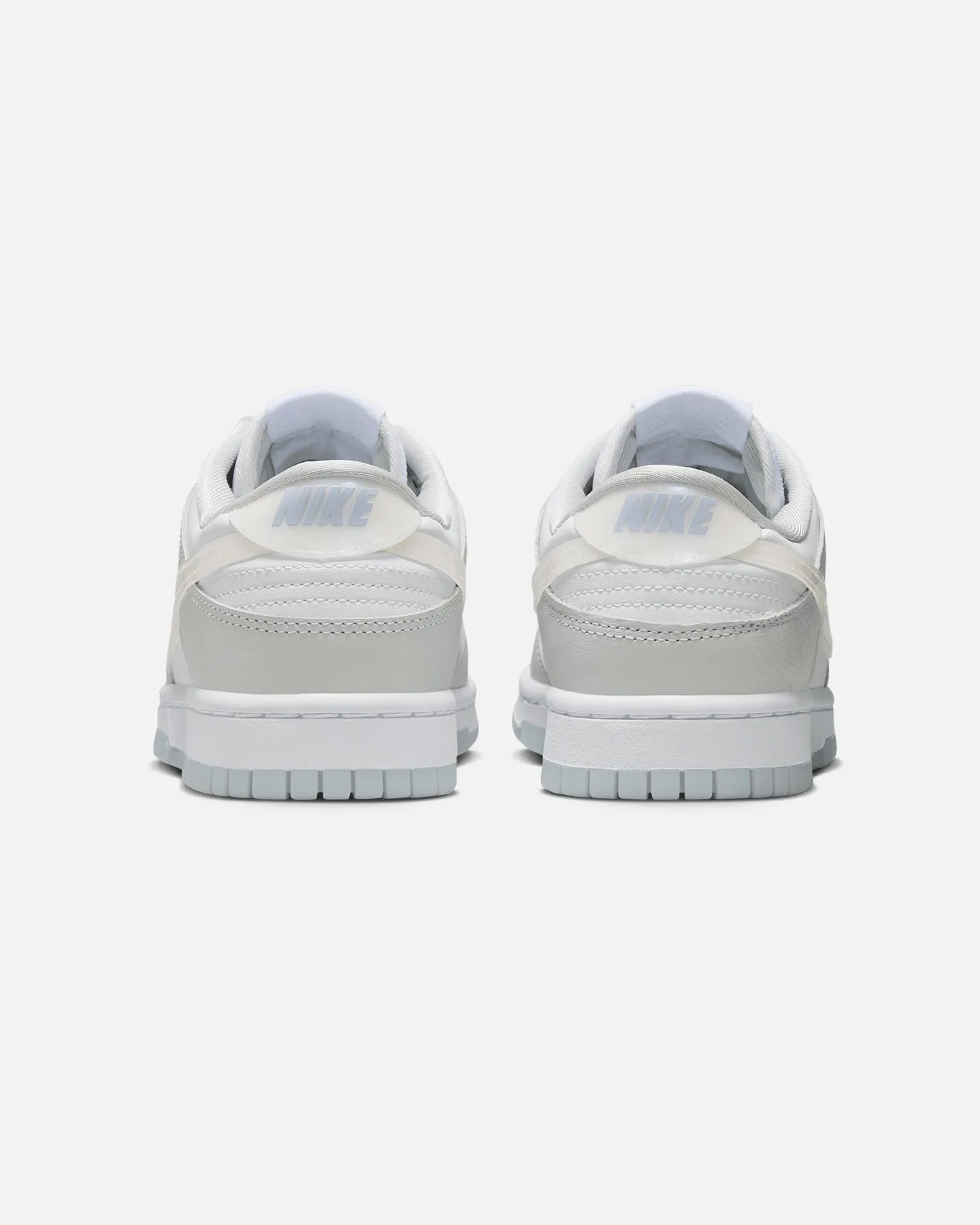 logo - embossed shoes lace - up footwear Nike Women's Dunk Low "Iridescent Swoosh" Photon Dust