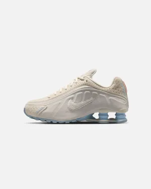 Nike Women's Shox R4 Pale Ivory toe - bumper running socks