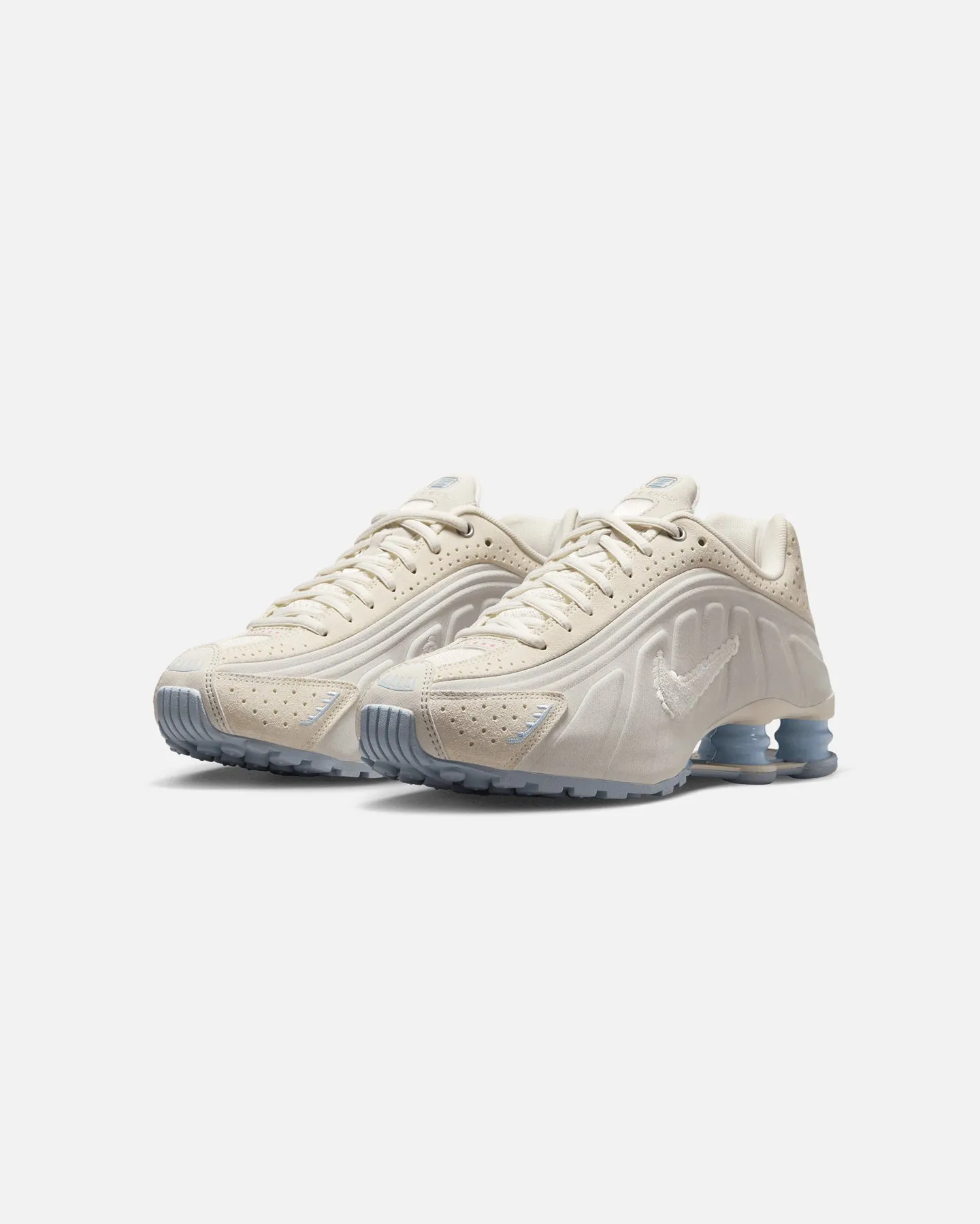 Nike Women's Shox R4 Pale Ivory Lockdown Wings