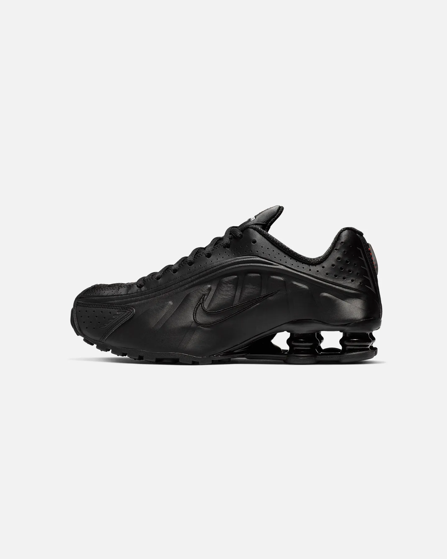 Nike Women's Shox R4 "Black" Black/Black Flexible Rollbar Technology