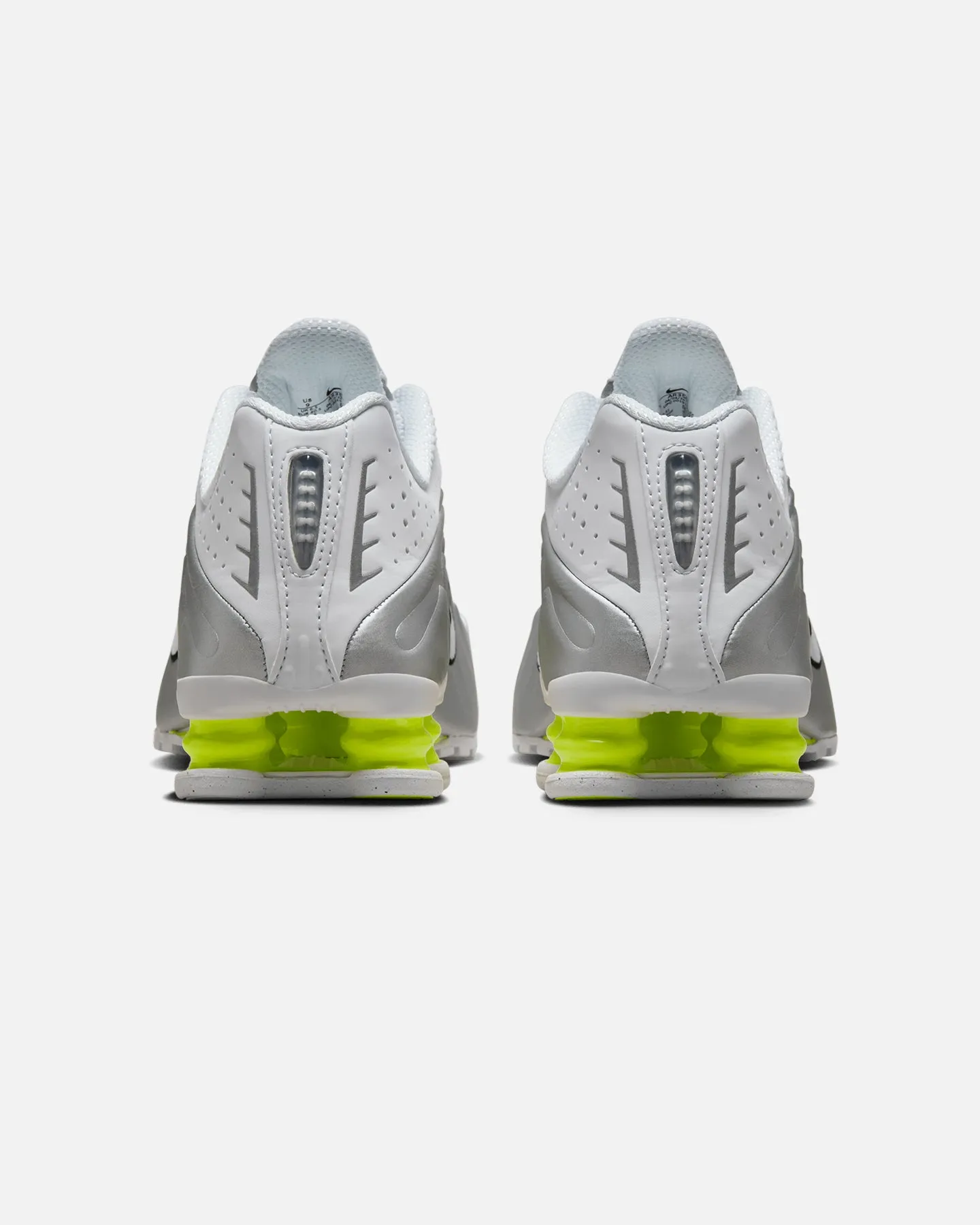 Anaerobic Nike Women's Shox R4 White/White-Metallic Silver