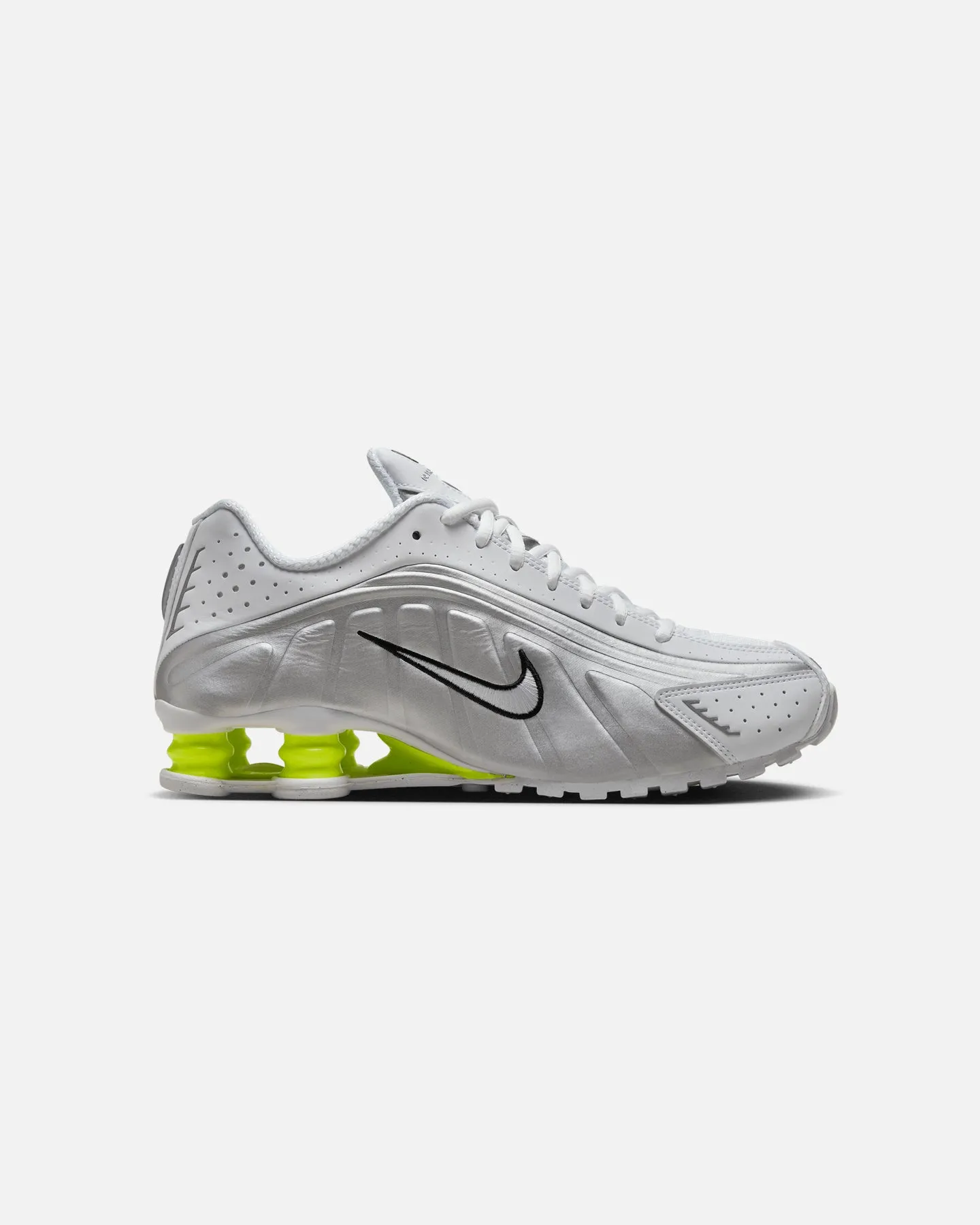 Nike Women's Shox R4 White/White-Metallic Silver casual - wear