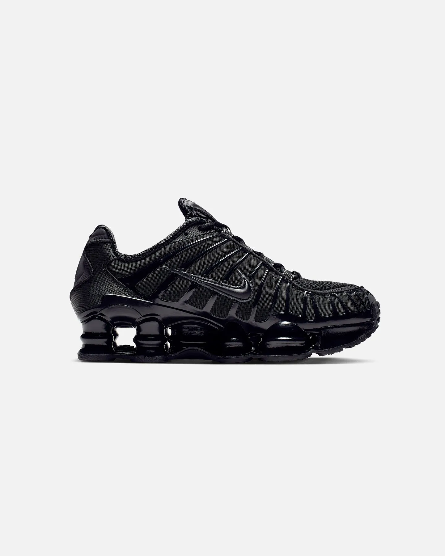 Nike Women's Shox TL Black Seamless Upper Construction
