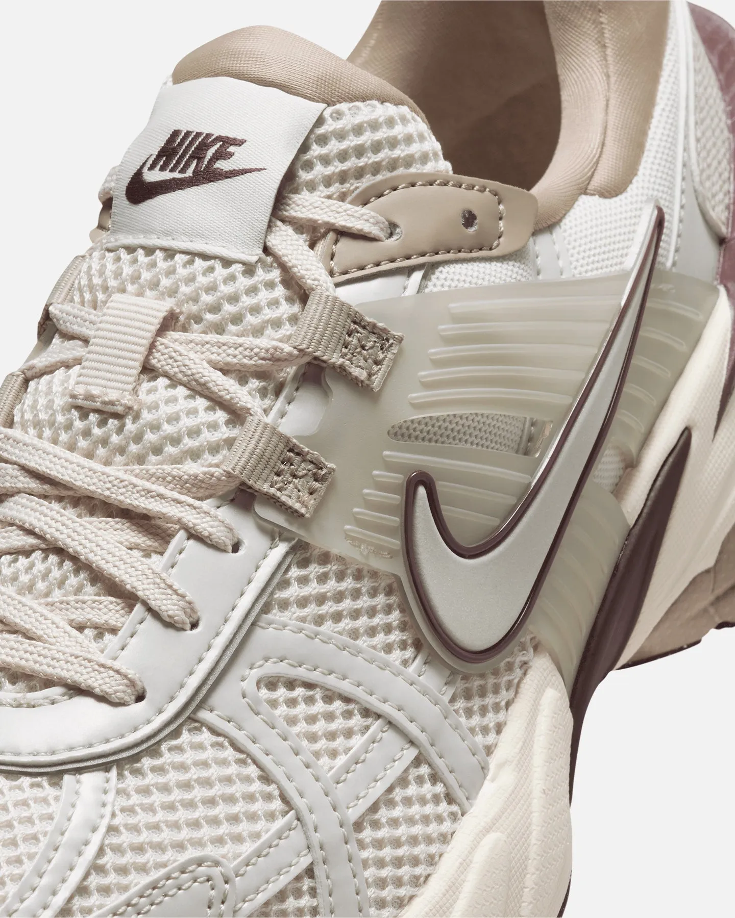 Nike Women's V2K Run Light Orewood Brown fabric shoes