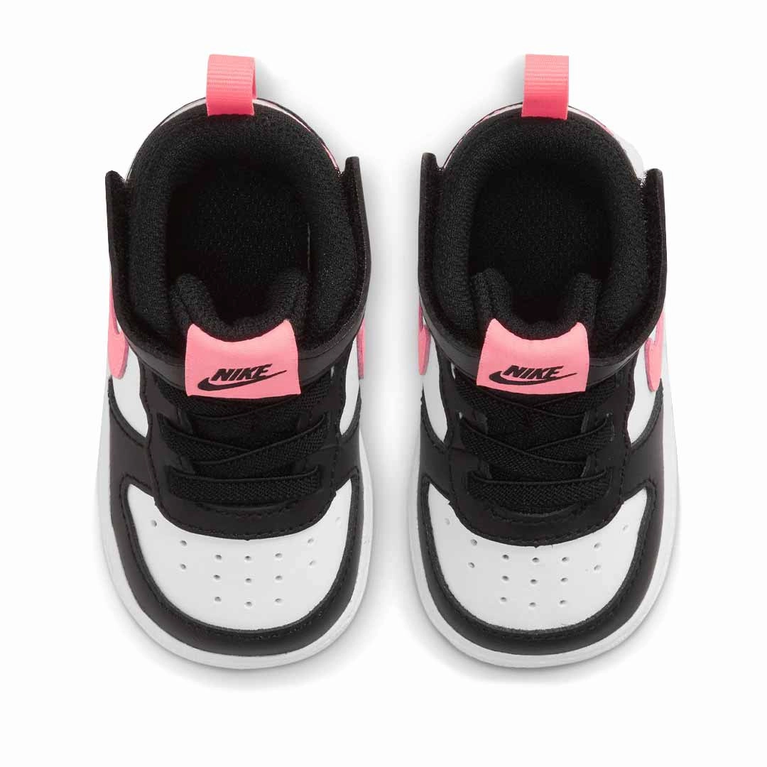 Odor Resistant Lining Nike - Kids' (Infant) Court Borough Mid 2 Shoes (CD7784 005)