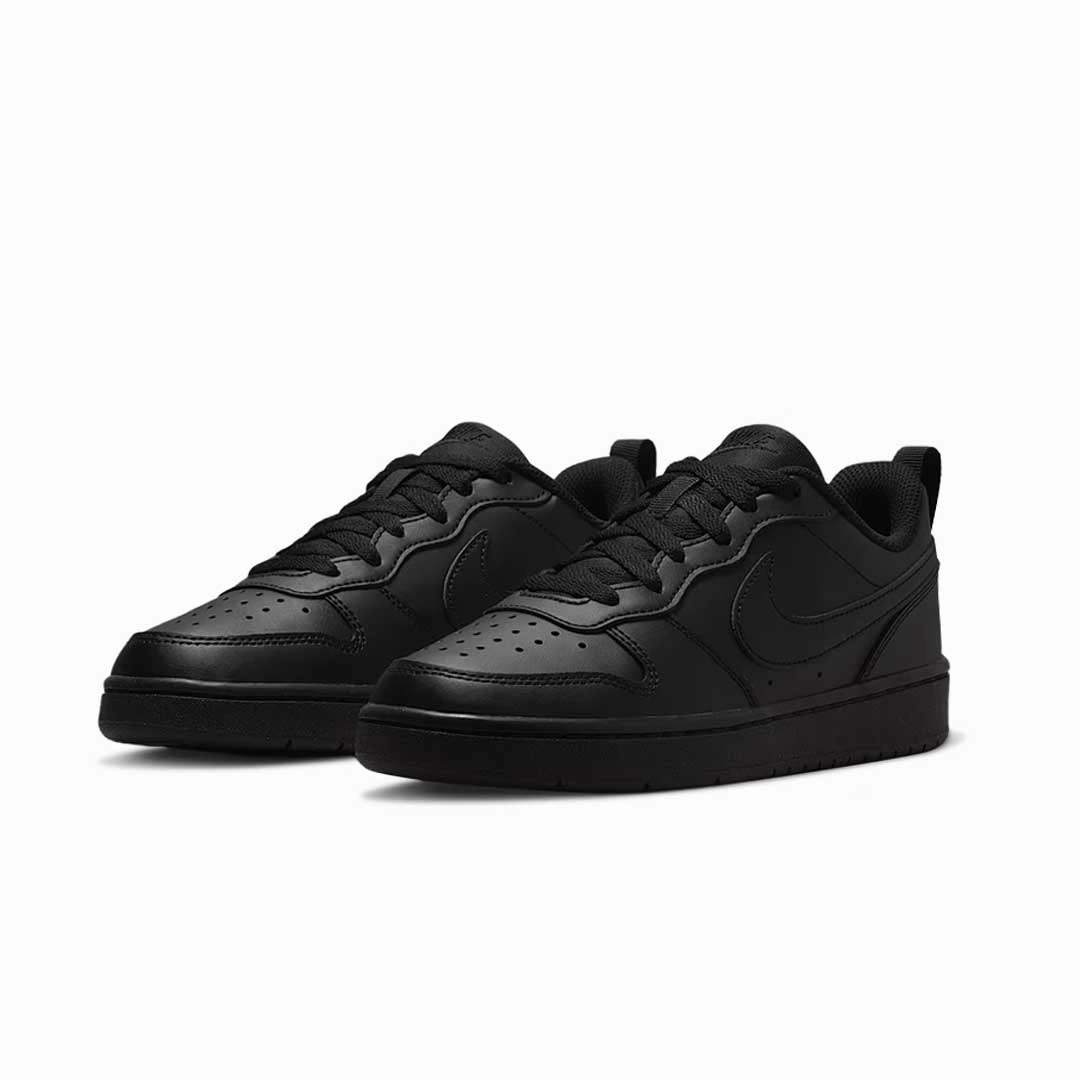 Nike - Kids' (Junior) Court Borough Low Recraft Shoes (DV5456 002) Rubberized Edges