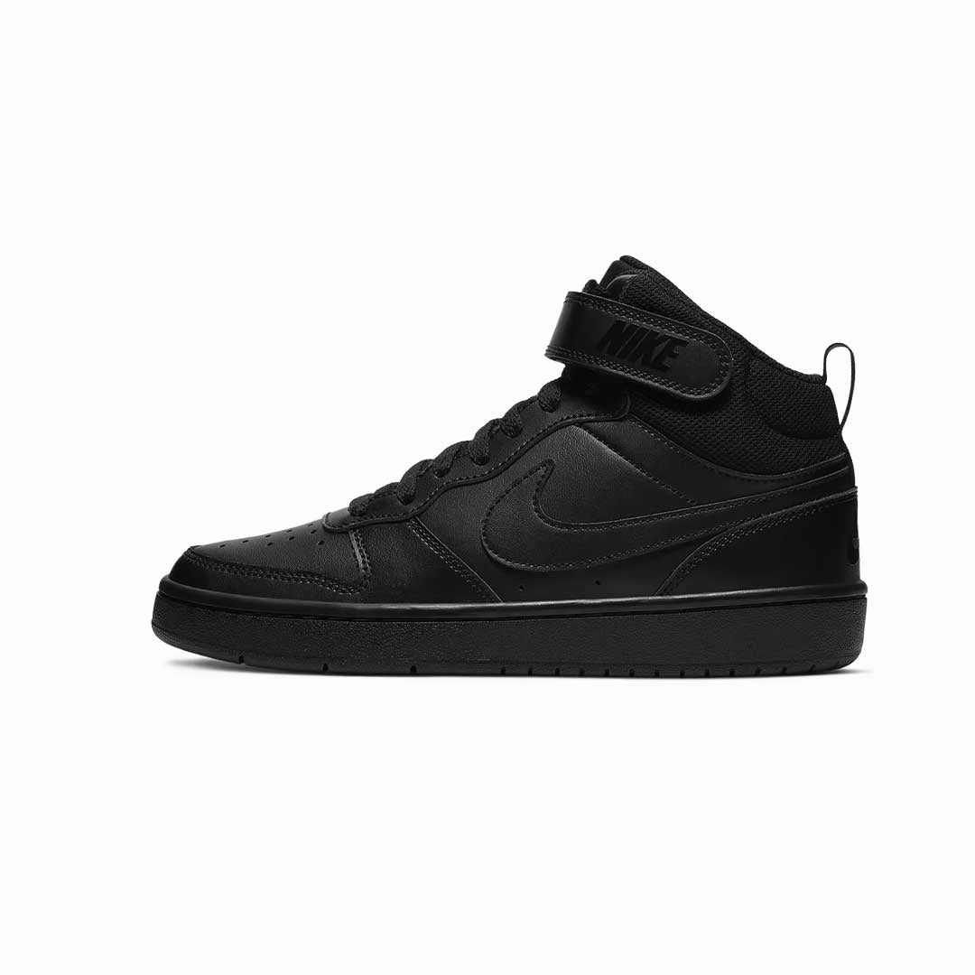 Nike - Kids' (Junior) Court Borough Mid 2 Shoes (CD7782 001) Foam Wrap