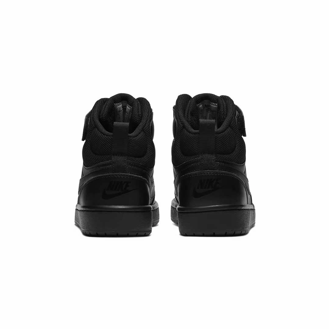 Nike - Kids' (Junior) Court Borough Mid 2 Shoes (CD7782 001) Performance Sole Supportive Traction