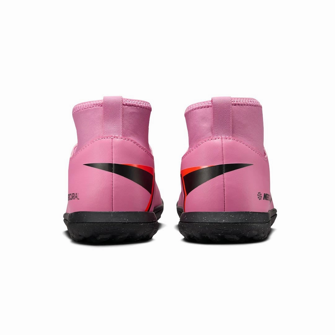 Nike - Kids' (Junior) Mercurial Superfly 10 Club Turf Soccer Shoes (FQ8313 600) Compression Molded EVA