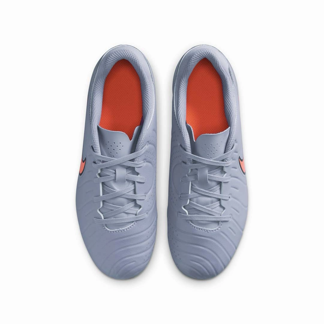 Nike - Kids' (Junior) Tiempo Legend 10 Academy Firm/Multi Ground Cleats (DV4348 402) Non Toxic Adhesives QuickDrying